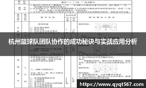 杭州篮球队团队协作的成功秘诀与实战应用分析
