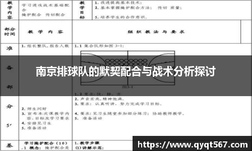 南京排球队的默契配合与战术分析探讨